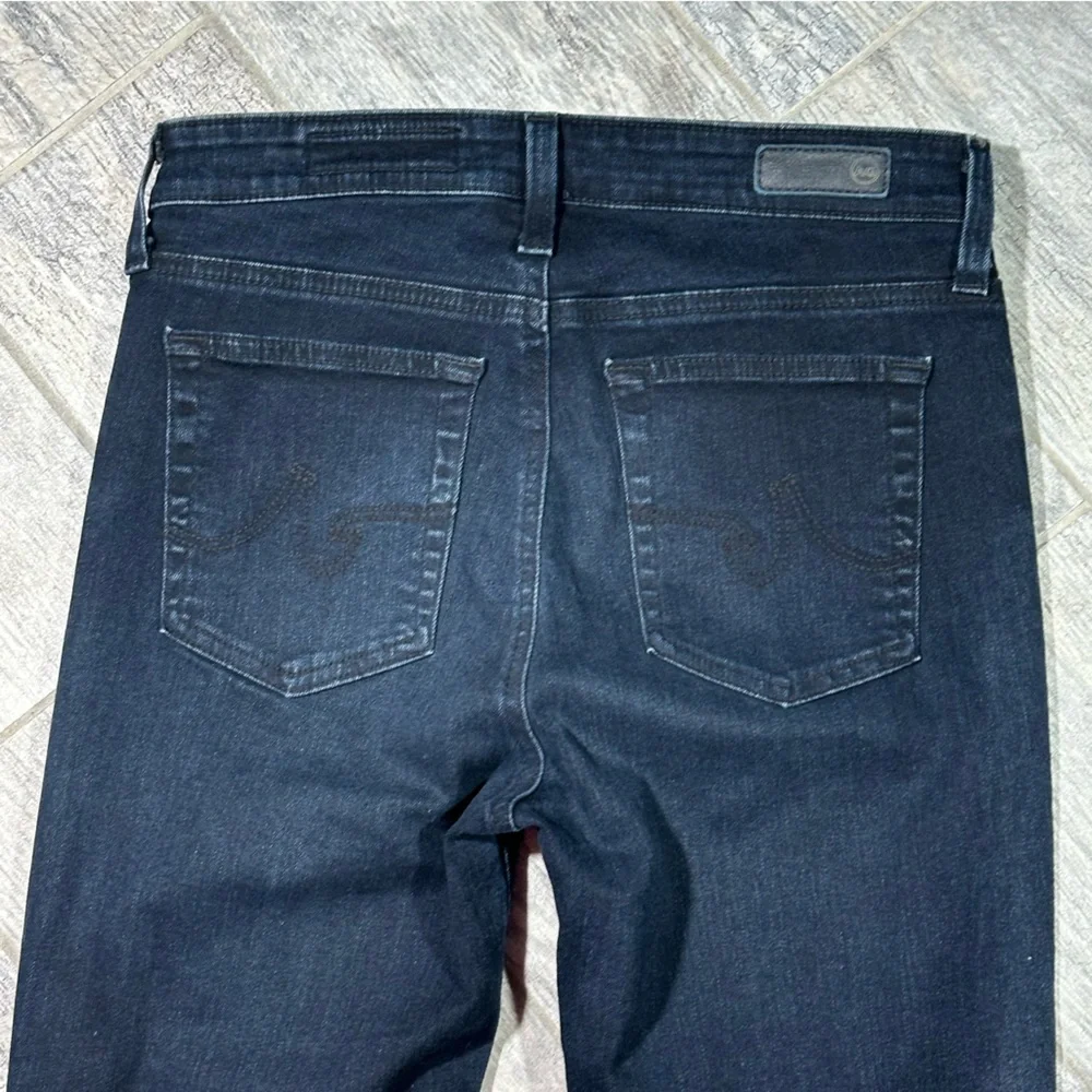 AG ADRIANO GOLDSCHMIED THE MARI Dark Wash High Rise Straight Leg Jeans 27 - Picture 9 of 15